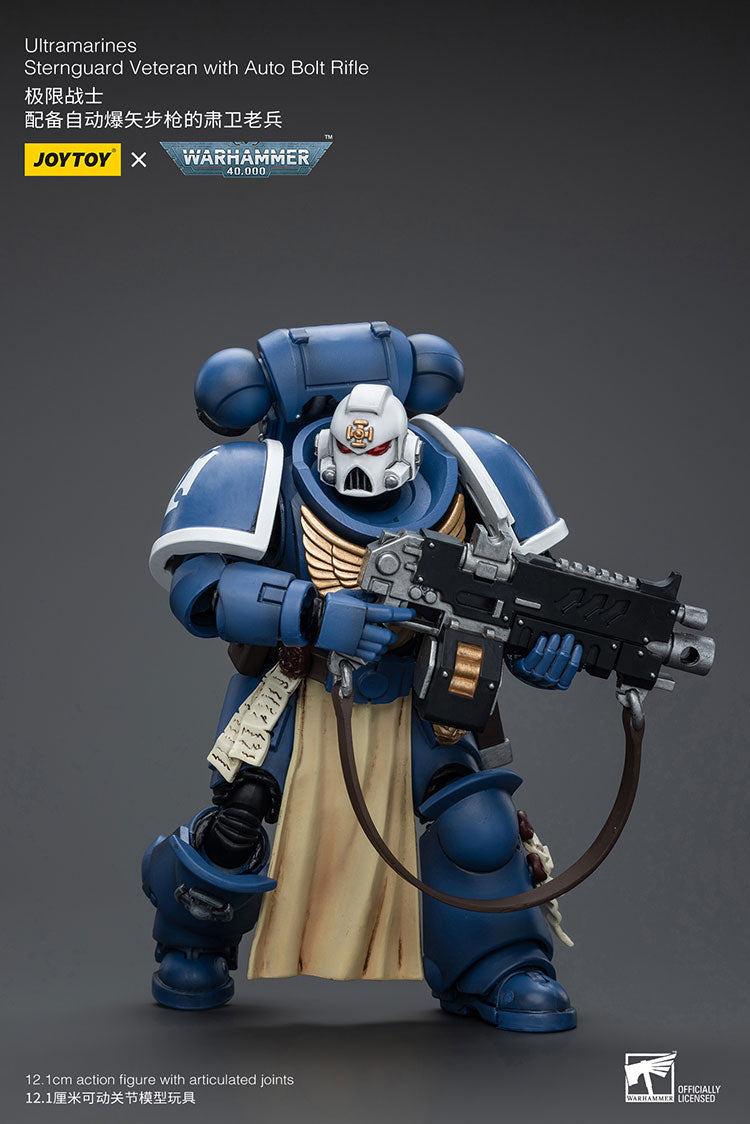 Joytoy 1/18 Warhammer 40k Ultramarines Sternguard Veteran with Auto Bolt Rifle