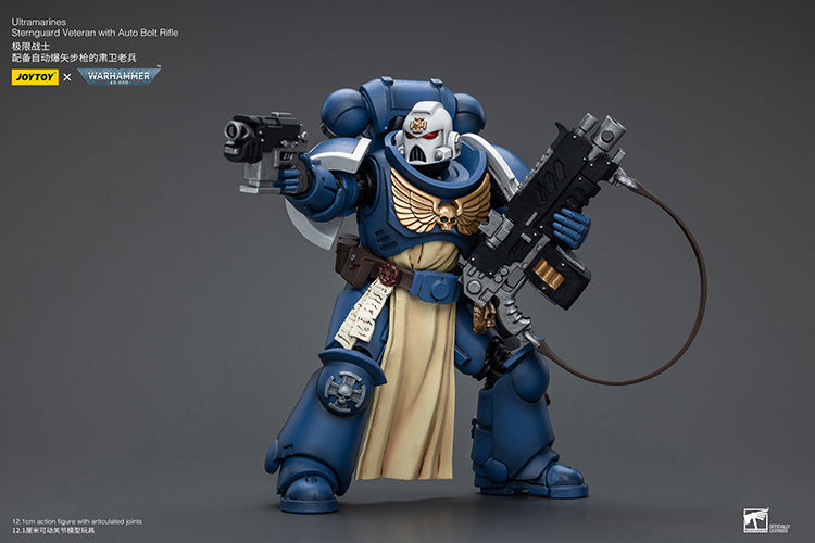 Joytoy 1/18 Warhammer 40k Ultramarines Sternguard Veteran with Auto Bolt Rifle