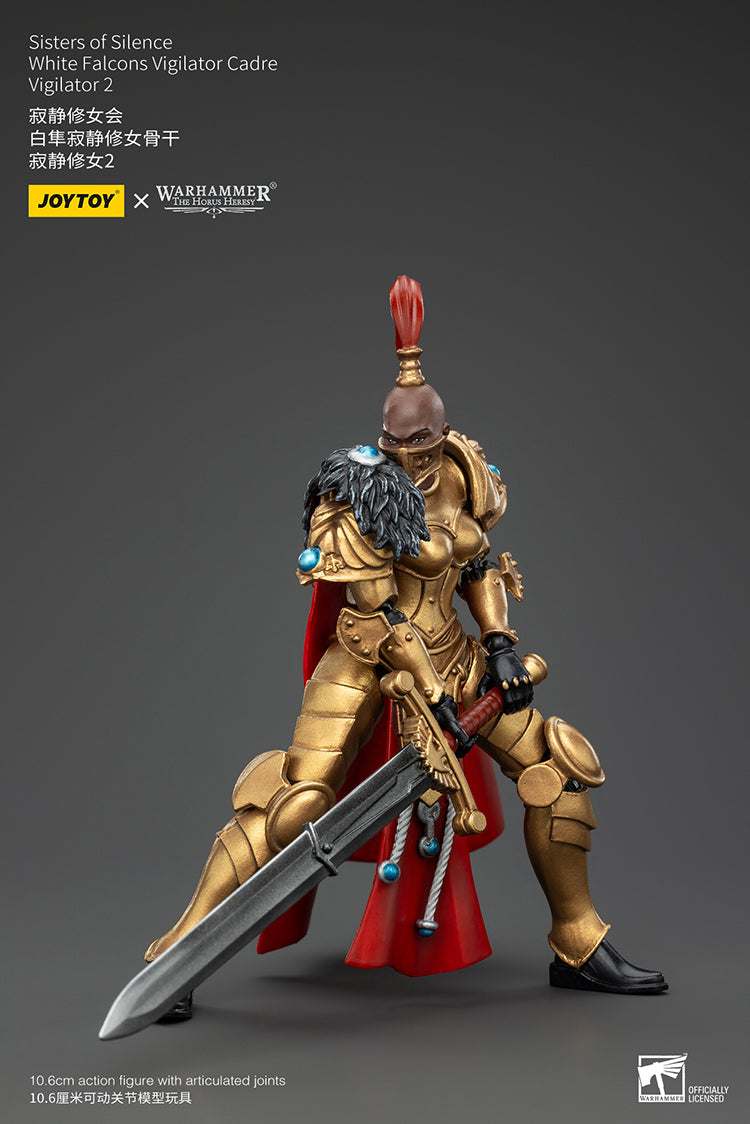 Joytoy 1/18 Warhammer The Horus Heresy Sisters of Silence - White Falcons Vigilator Cadre Vigilator