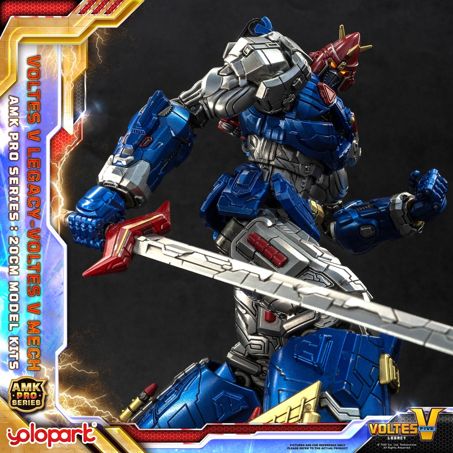 YoloPark AMK PRO Series Voltes V Legacy - Voltes V [Model Kit]