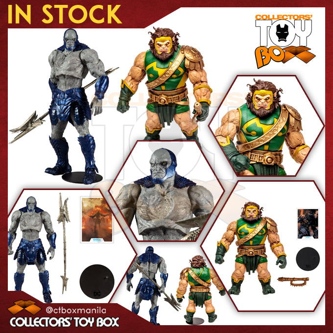 [BUNDLE] McFarlane Toys DC MegaFig The Darkseid War Kalibak + Megafig Justice League Darkseid (Unarmored)