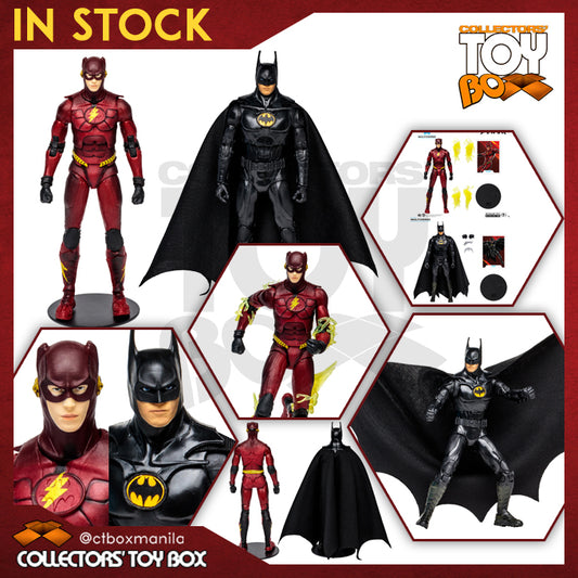 [BUNDLE] McFarlane Toys DC The Flash Movie - The Flash (Batman Costume) + Batman (Multiverse)