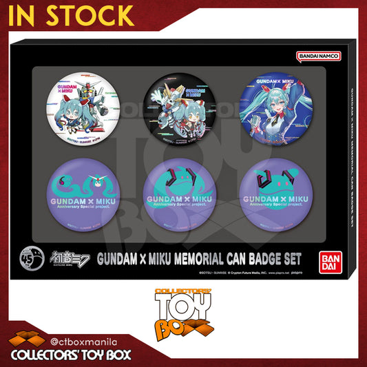 Bandai Namco Gundam x Miku Memorial Can Badge Set