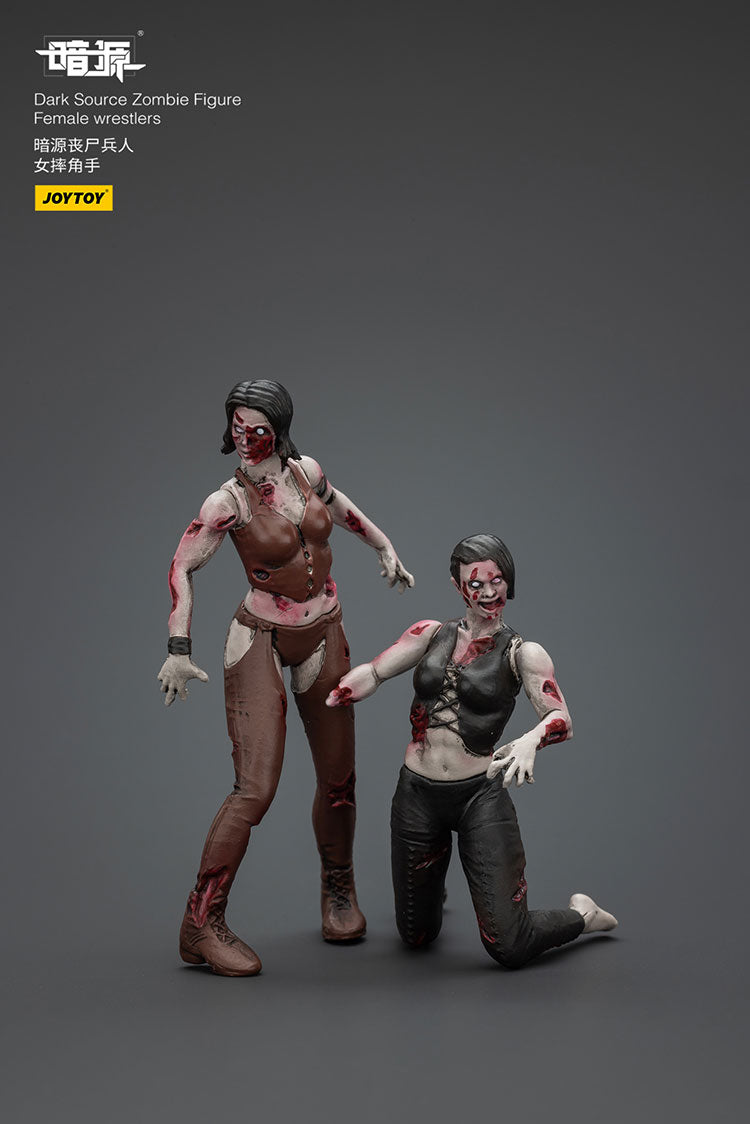 Joytoy 1/25 Dark Source Zombie Figure - Female Wrestlers