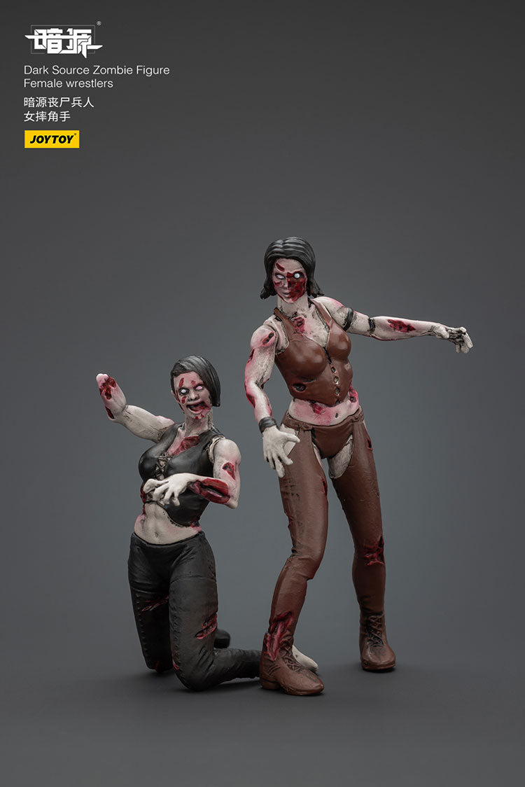 Joytoy 1/25 Dark Source Zombie Figure - Female Wrestlers