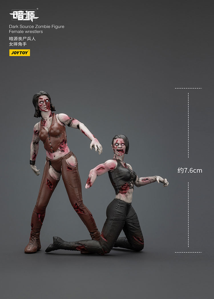 Joytoy 1/25 Dark Source Zombie Figure - Female Wrestlers