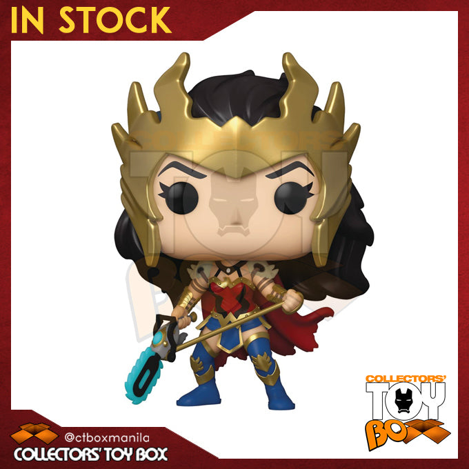 Funko Pop DC Death Metal Batman Wonder Woman PX Previews (Dented Box)