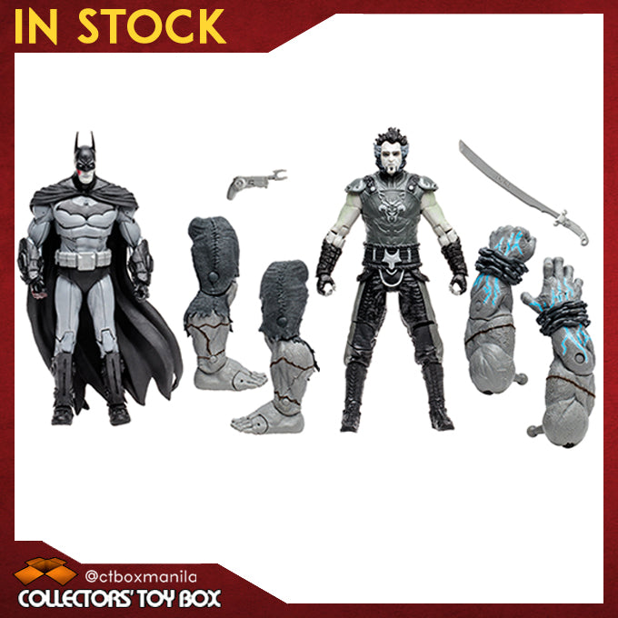 [BUNDLE] McFarlane Toys DC Batman Arkham City Set B&W (Solomon Grundy) [Gold Label]