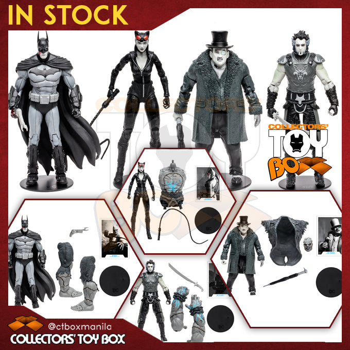 [BUNDLE] McFarlane Toys DC Batman Arkham City Set B&W (Solomon Grundy) [Gold Label]