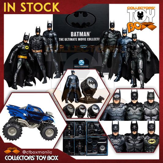 [BUNDLE] McFarlane Toys DC Multiverse Batman (The Movie Collection 6-pack) (Dented Box)+ Batmobeast