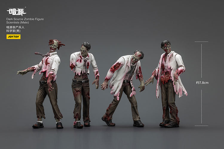 Joytoy 1/25 Dark Source Zombie Figure - Scientists (Male)