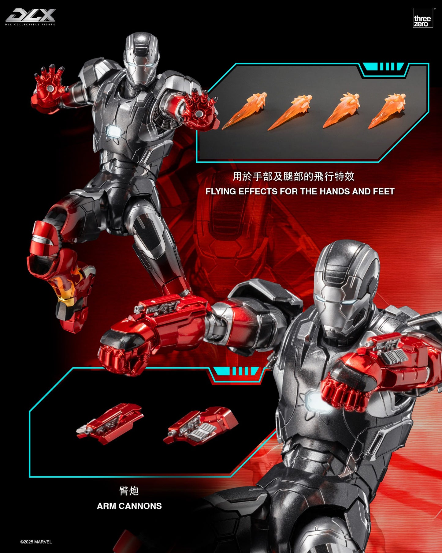 Threezero DLX Marvel Studios The Infinity Saga - Iron Man Mark 22 Hot Rod