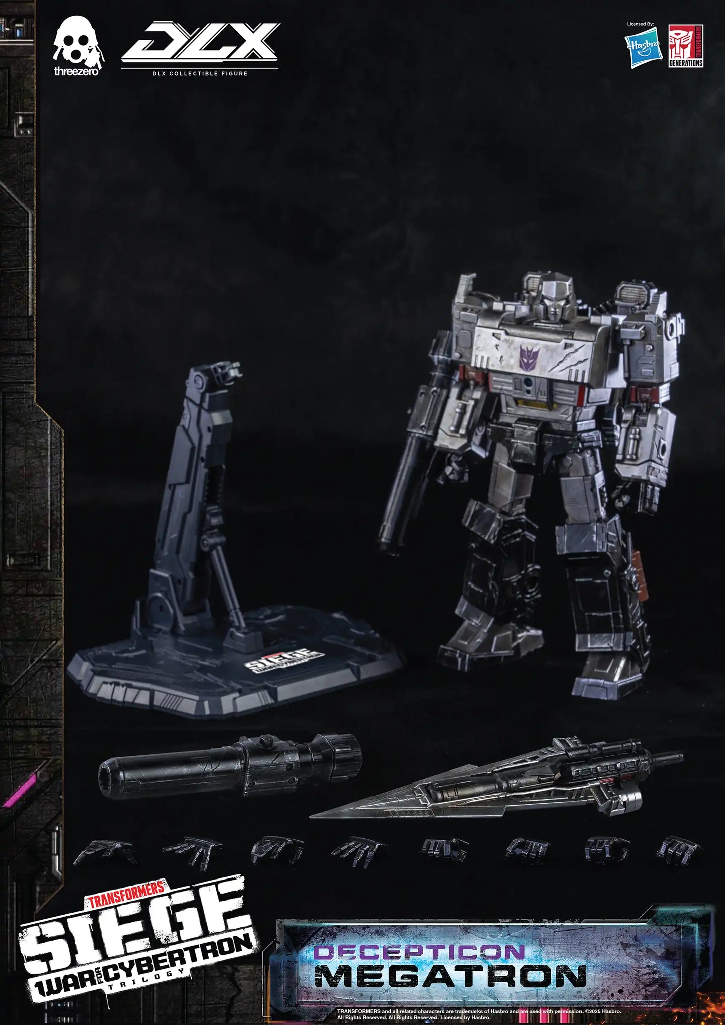 Threezero DLX Transformers Siege War for Cybertron - Megatron