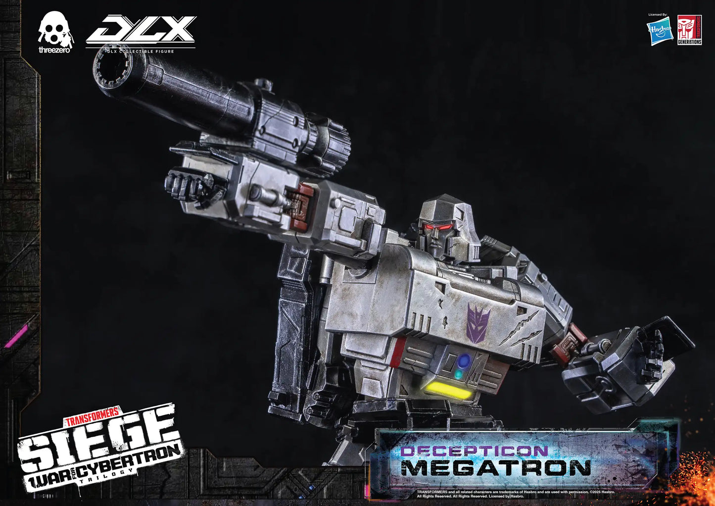 Threezero DLX Transformers Siege War for Cybertron - Megatron