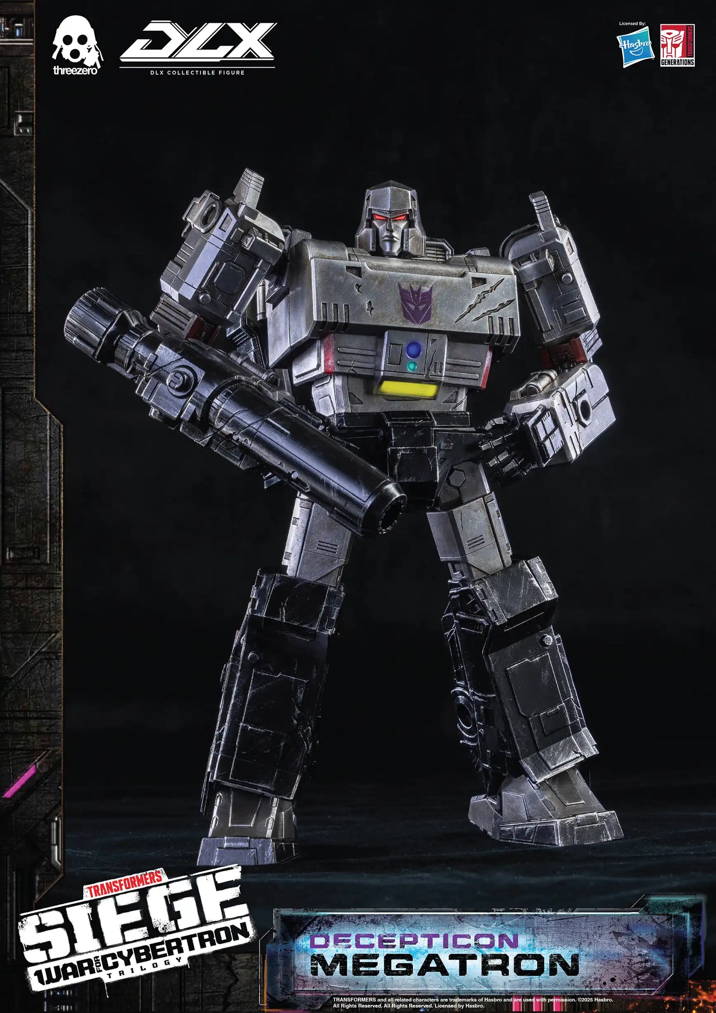 Threezero DLX Transformers Siege War for Cybertron - Megatron