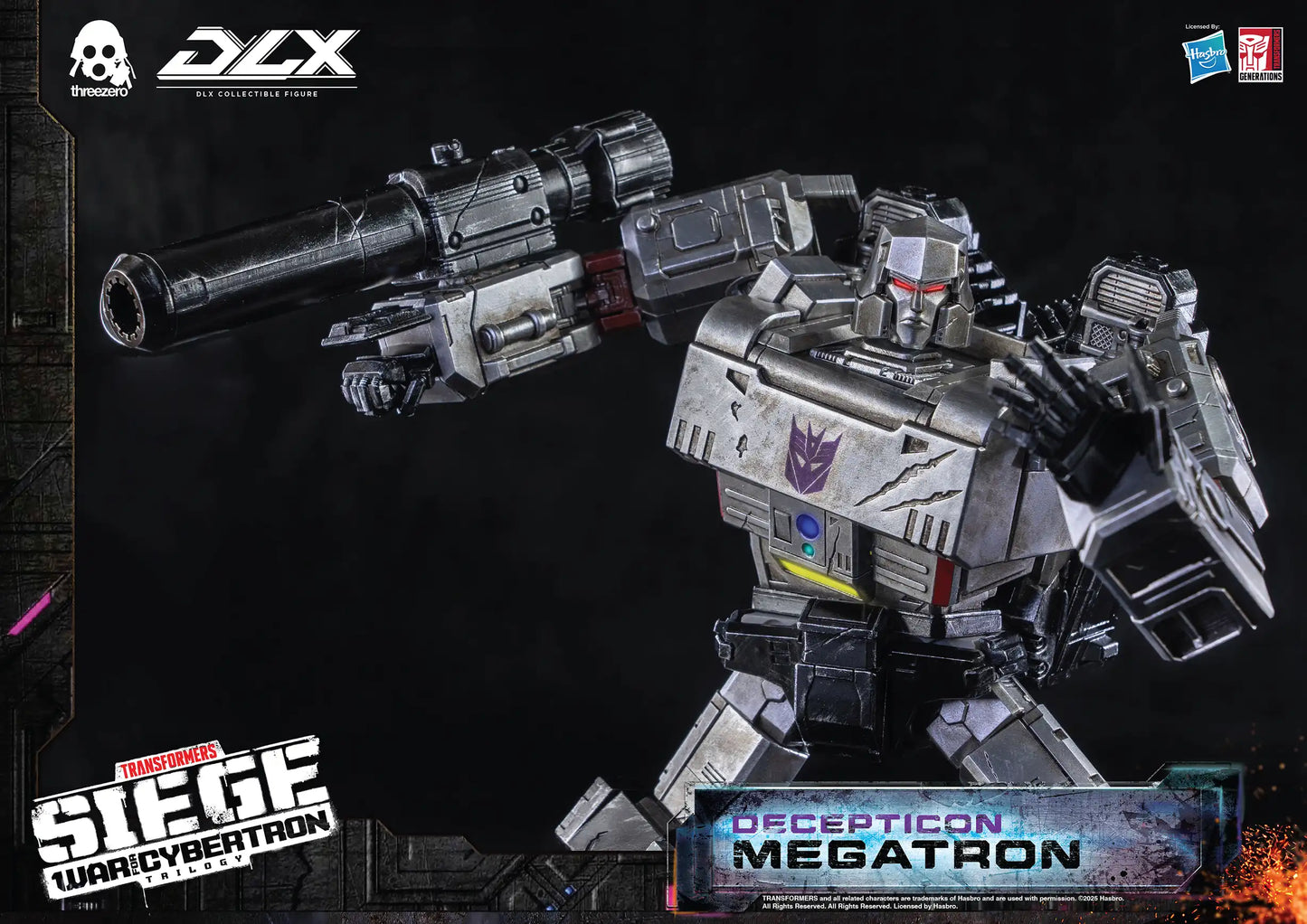 Threezero DLX Transformers Siege War for Cybertron - Megatron