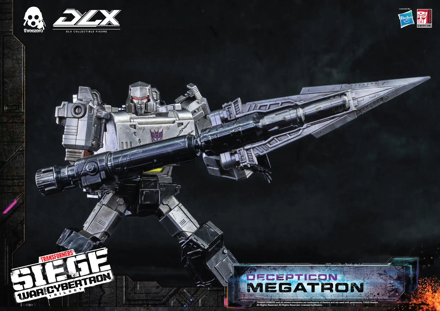 Threezero DLX Transformers Siege War for Cybertron - Megatron