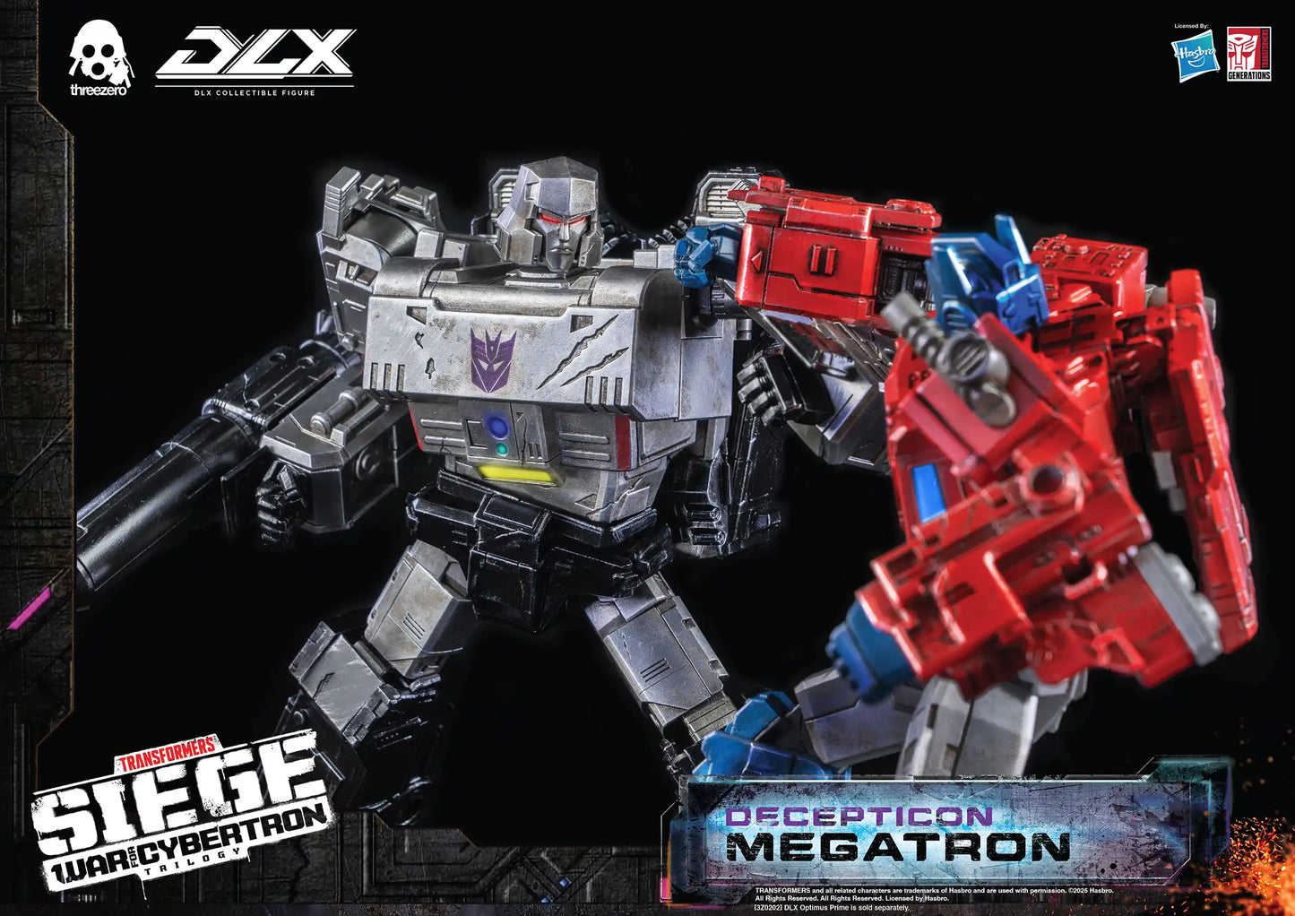 Threezero DLX Transformers Siege War for Cybertron - Megatron