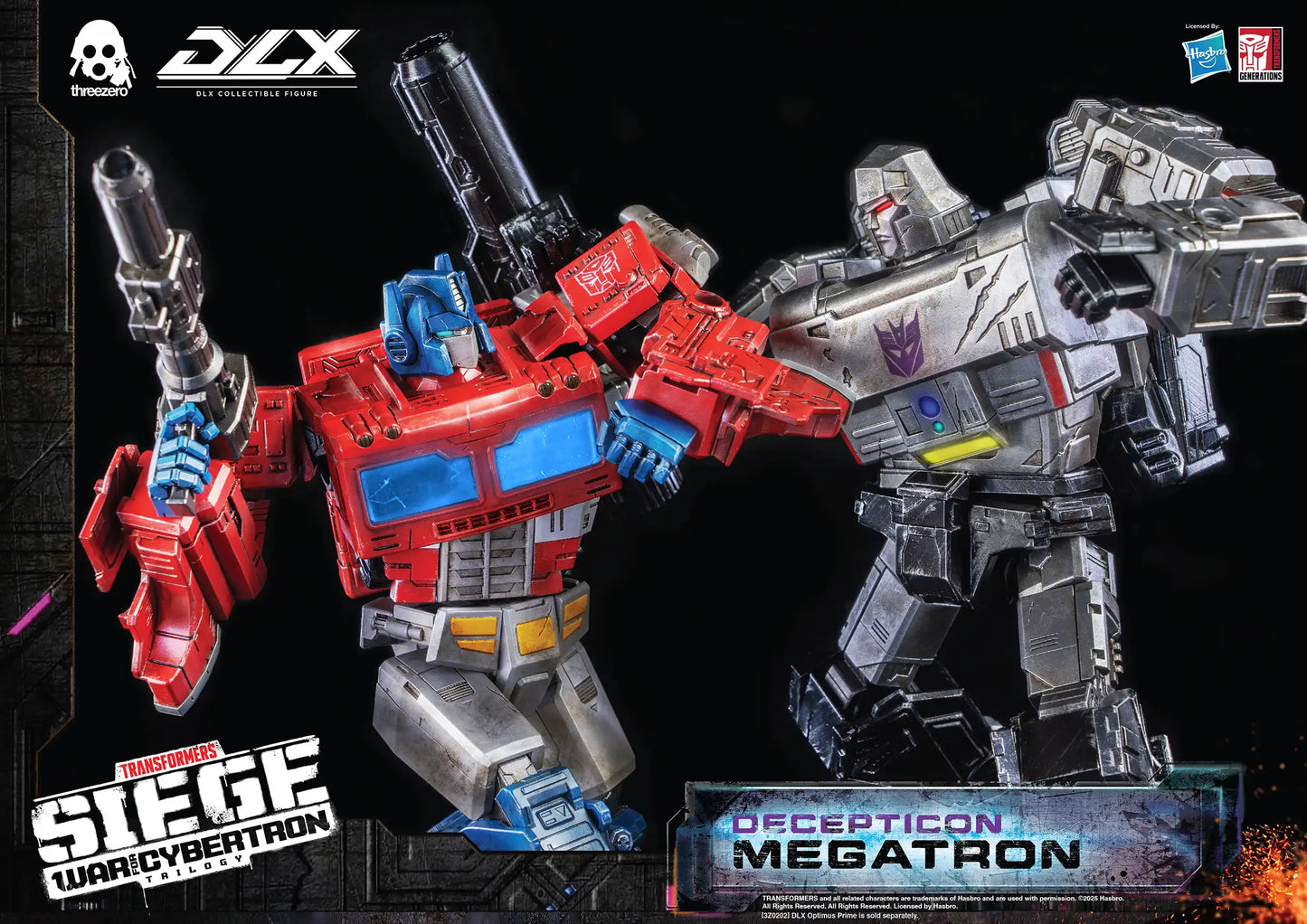 Threezero DLX Transformers Siege War for Cybertron - Megatron