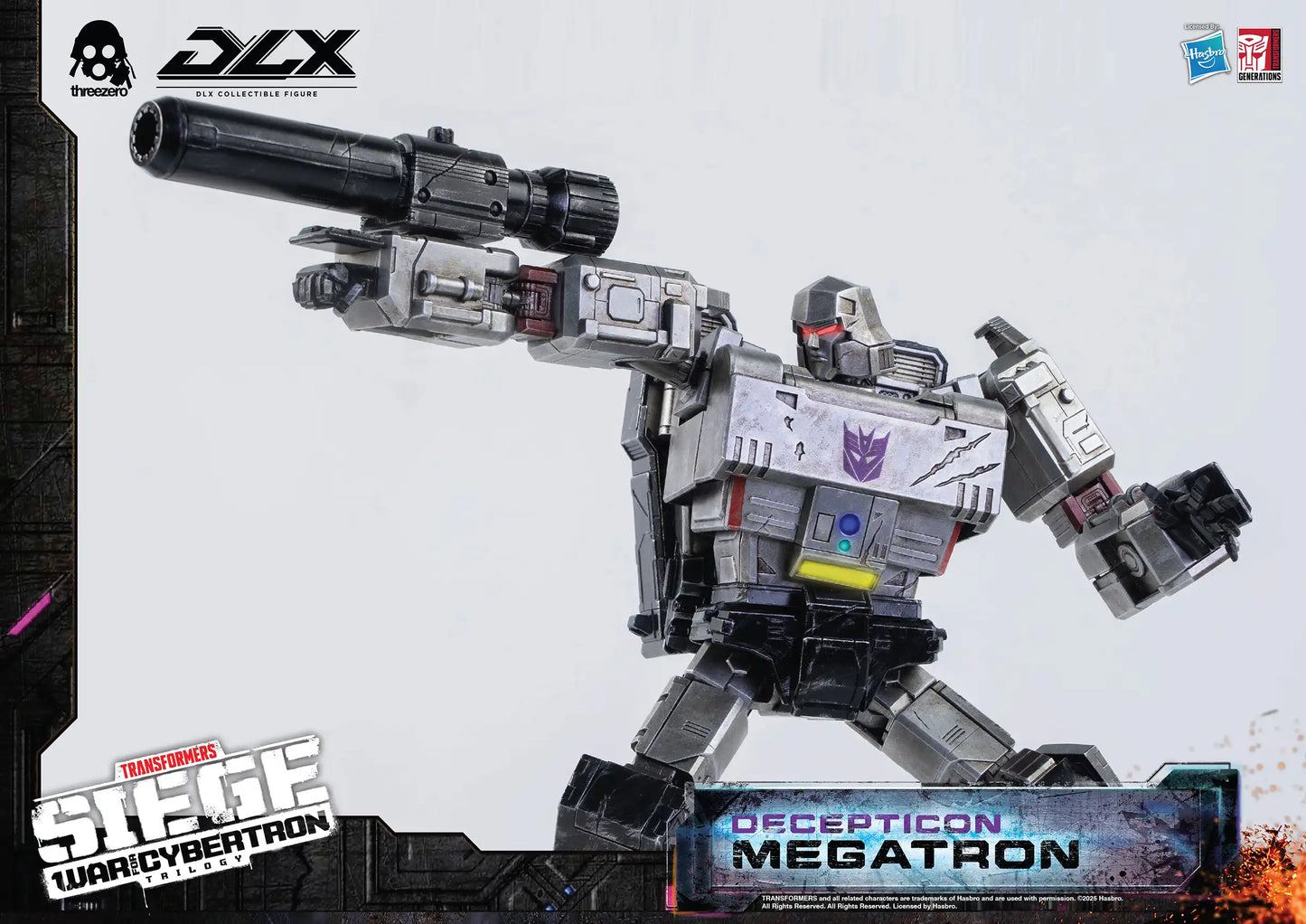 Threezero DLX Transformers Siege War for Cybertron - Megatron
