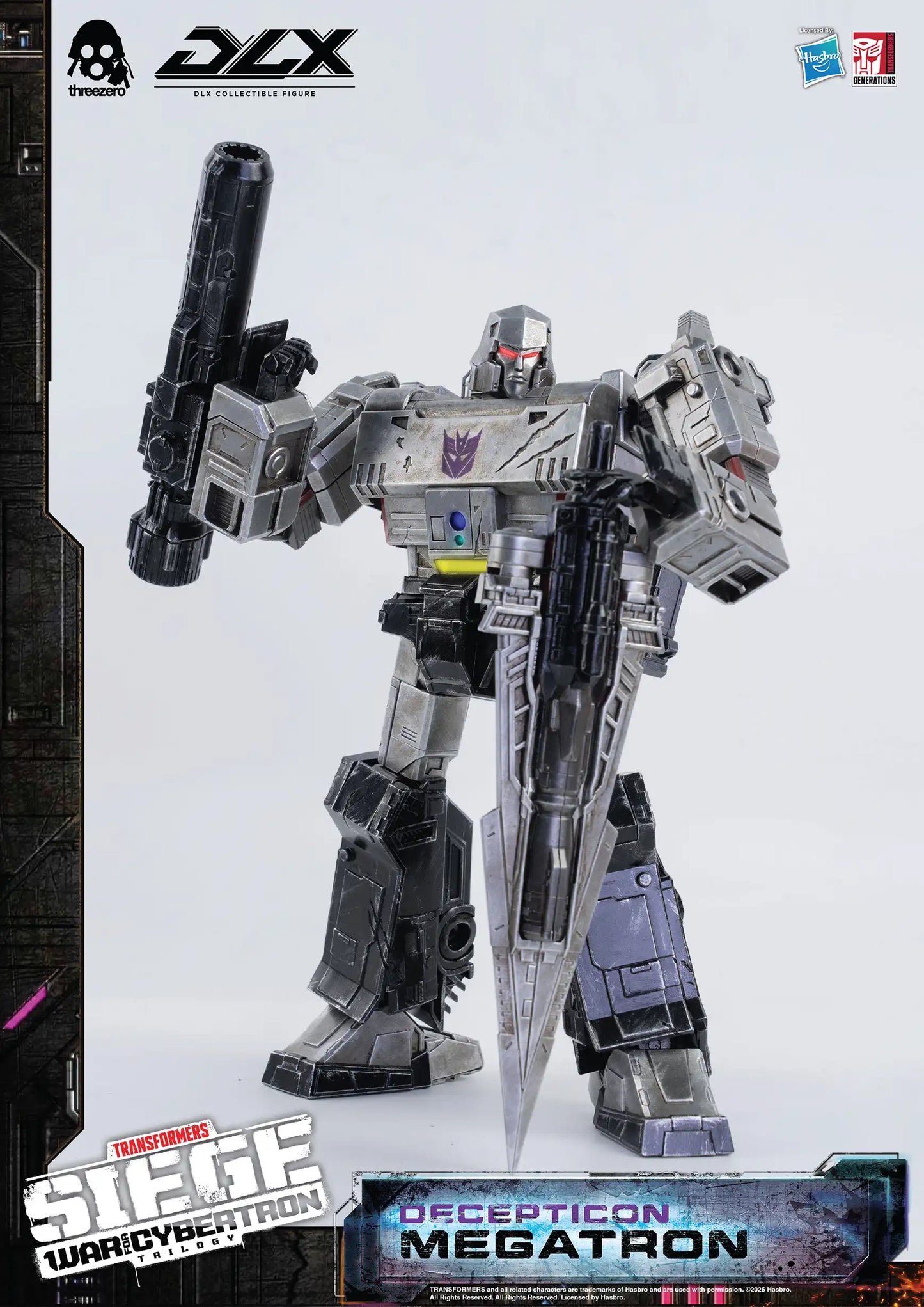 Threezero DLX Transformers Siege War for Cybertron - Megatron
