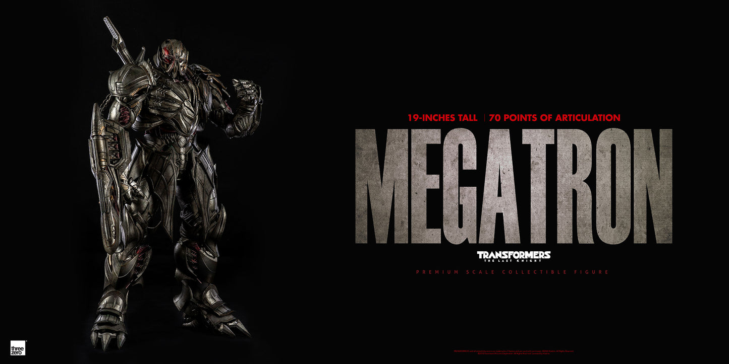ThreeZero Premium Scale Transformers The Last Knight - Megatron (Deluxe Edition)