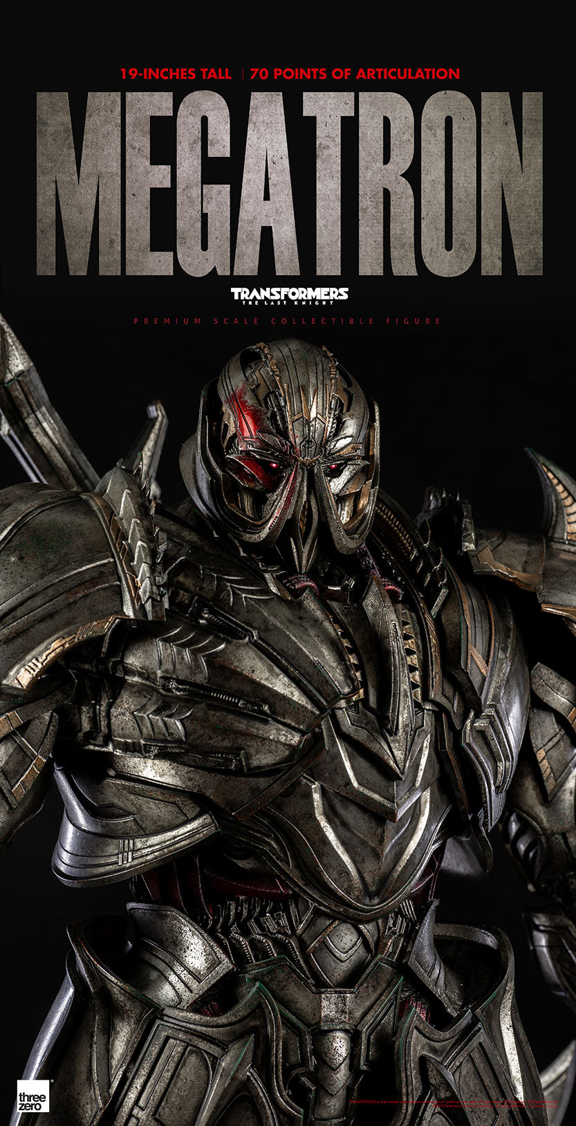 ThreeZero Premium Scale Transformers The Last Knight - Megatron (Deluxe Edition)