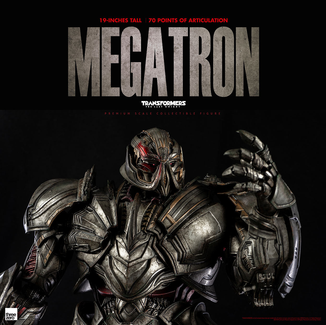 ThreeZero Premium Scale Transformers The Last Knight - Megatron (Deluxe Edition)