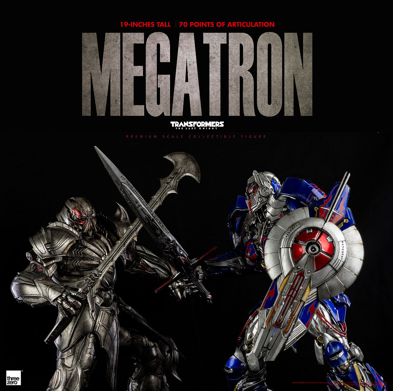 ThreeZero Premium Scale Transformers The Last Knight - Megatron (Deluxe Edition)