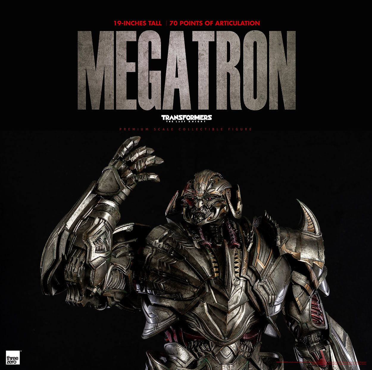 ThreeZero Premium Scale Transformers The Last Knight - Megatron (Deluxe Edition)