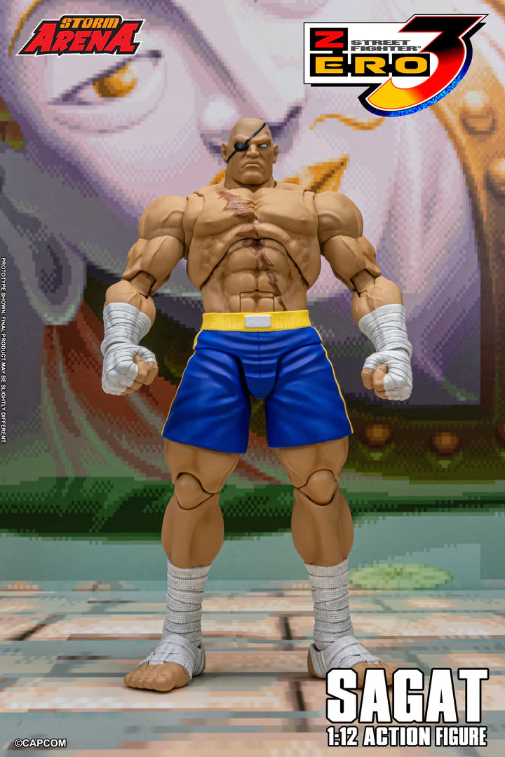 Storm Arena 1/12 Street Fighter Zero 3 - Sagat [Dented Box]