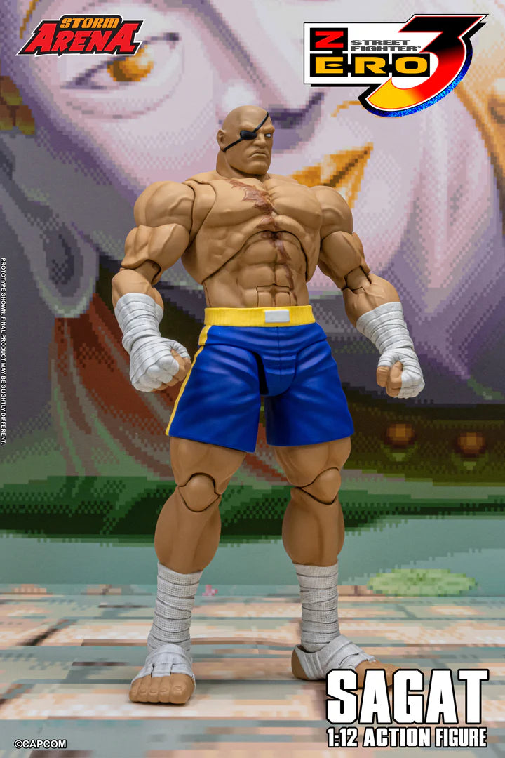 Storm Arena 1/12 Street Fighter Zero 3 - Sagat [Dented Box]