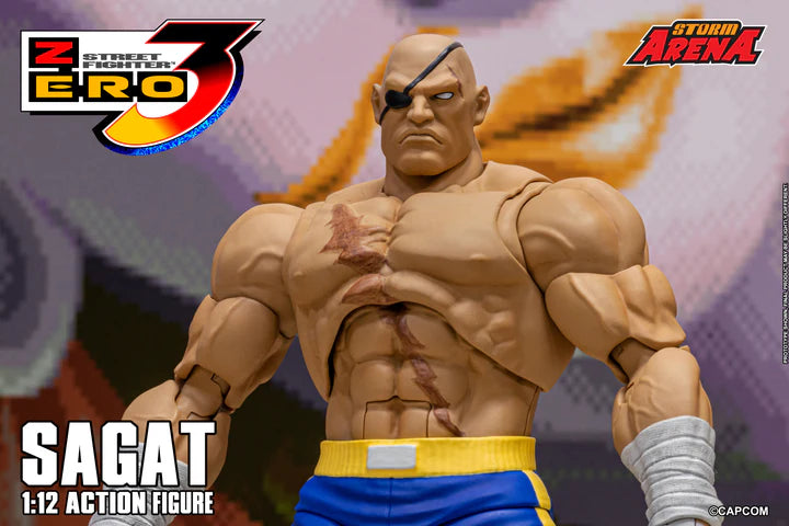 Storm Arena 1/12 Street Fighter Zero 3 - Sagat [Dented Box]
