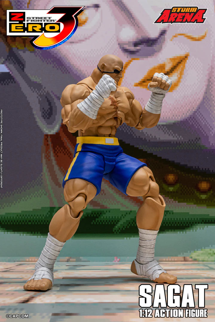 Storm Arena 1/12 Street Fighter Zero 3 - Sagat [Dented Box]