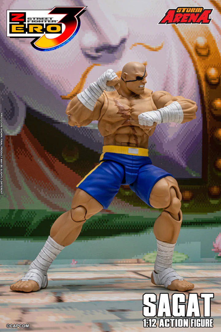 Storm Arena 1/12 Street Fighter Zero 3 - Sagat [Dented Box]
