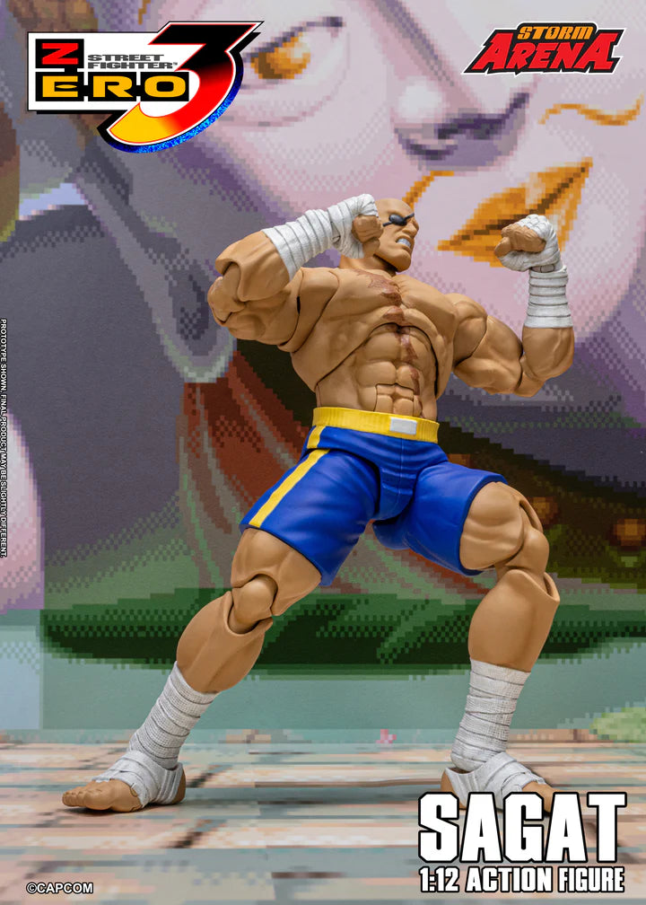 Storm Arena 1/12 Street Fighter Zero 3 - Sagat [Dented Box]