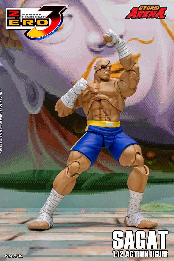Storm Arena 1/12 Street Fighter Zero 3 - Sagat [Dented Box]