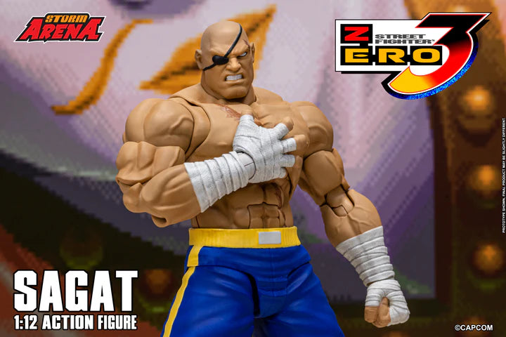 Storm Arena 1/12 Street Fighter Zero 3 - Sagat [Dented Box]