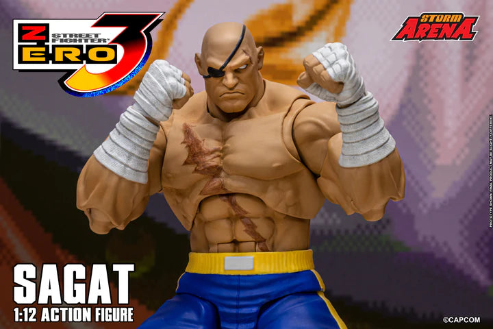 Storm Arena 1/12 Street Fighter Zero 3 - Sagat [Dented Box]