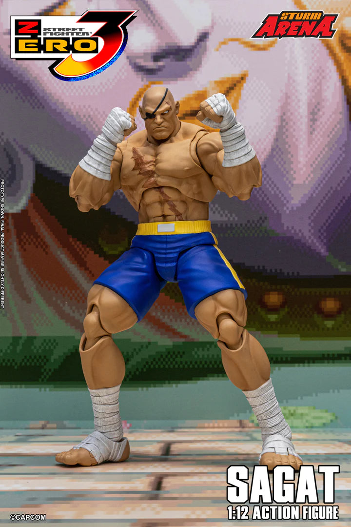 Storm Arena 1/12 Street Fighter Zero 3 - Sagat [Dented Box]
