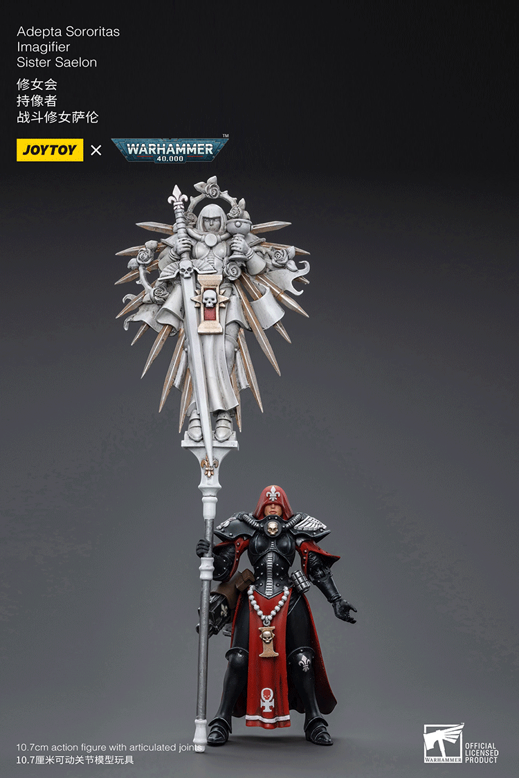 Joytoy 1/18 Warhammer 40k Adepta Sororitas Imagifier Sister Saelon