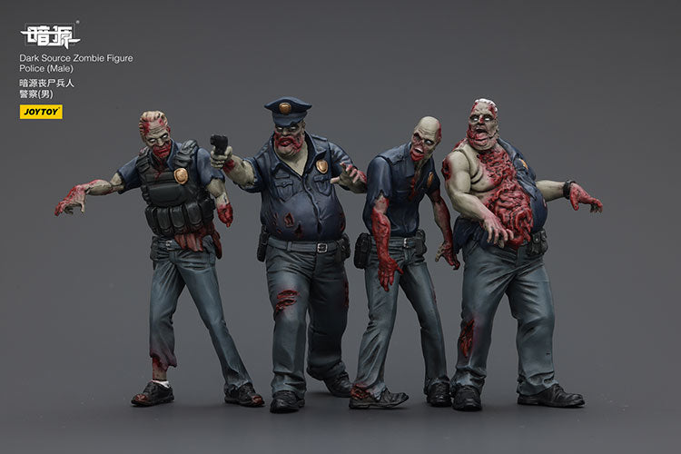 Joytoy 1/25 Dark Source Zombie Figure - Police (Male)