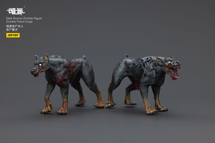 Joytoy 1/25 Dark Source Zombie Figure - Zombie Police Dogs