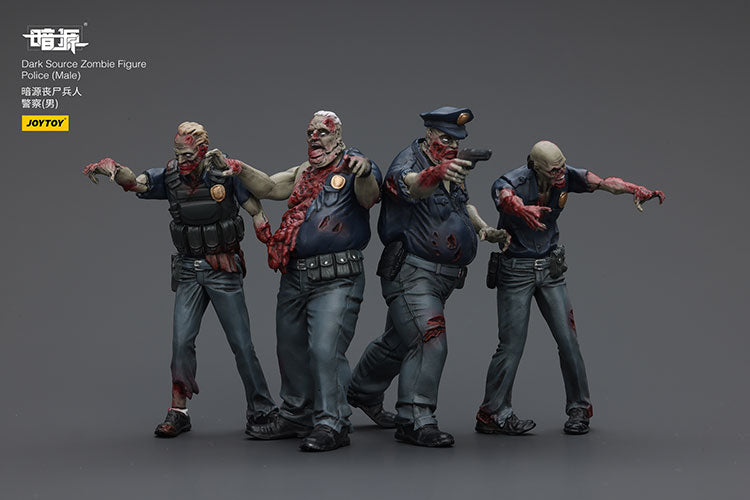 Joytoy 1/25 Dark Source Zombie Figure - Police (Male)