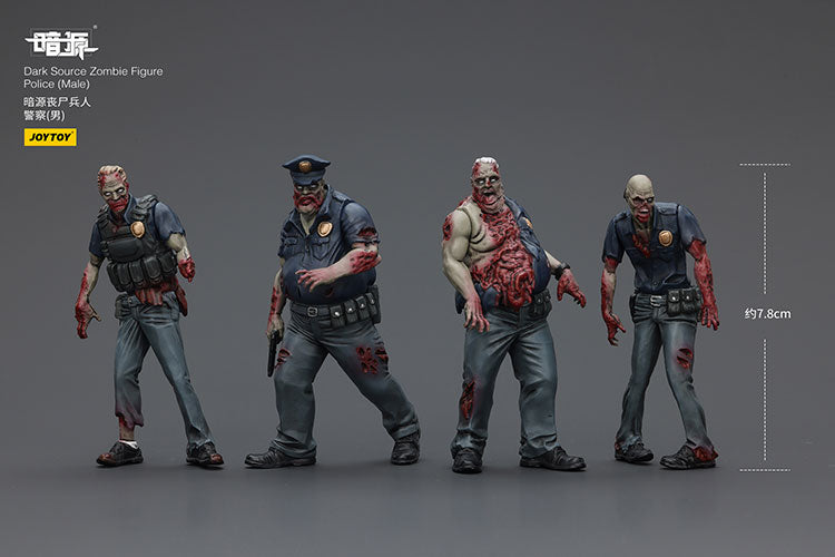 Joytoy 1/25 Dark Source Zombie Figure - Police (Male)