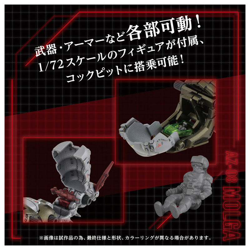 Takara Tomy AZ-08 Zoids - Molga [Model Kit]