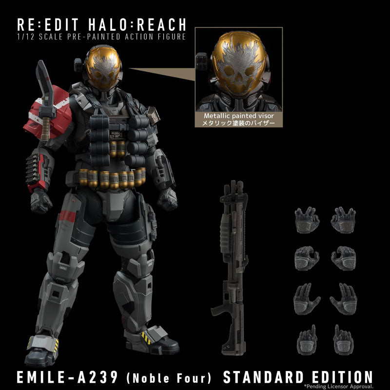 1000Toys Re:Edit 1/12 Halo Reach Noble Four Emile-A239