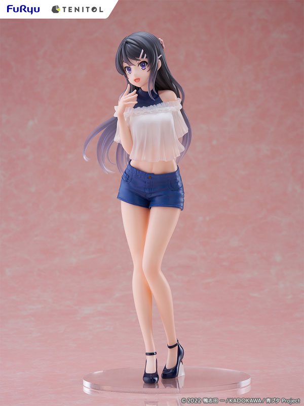 FuRyu Tenitol Tall Rascal Does Not Dream of Bunny Girl Senpai - Mai Sakurajima