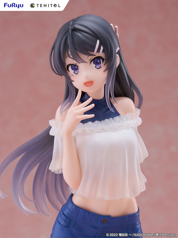 FuRyu Tenitol Tall Rascal Does Not Dream of Bunny Girl Senpai - Mai Sakurajima
