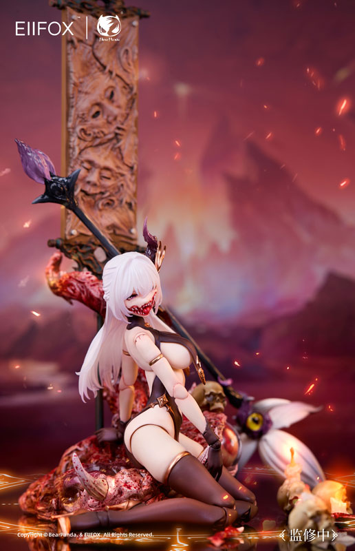 Bear Panda x EiiFox 1/12 Hua Xia Shen Gui Hua Pi